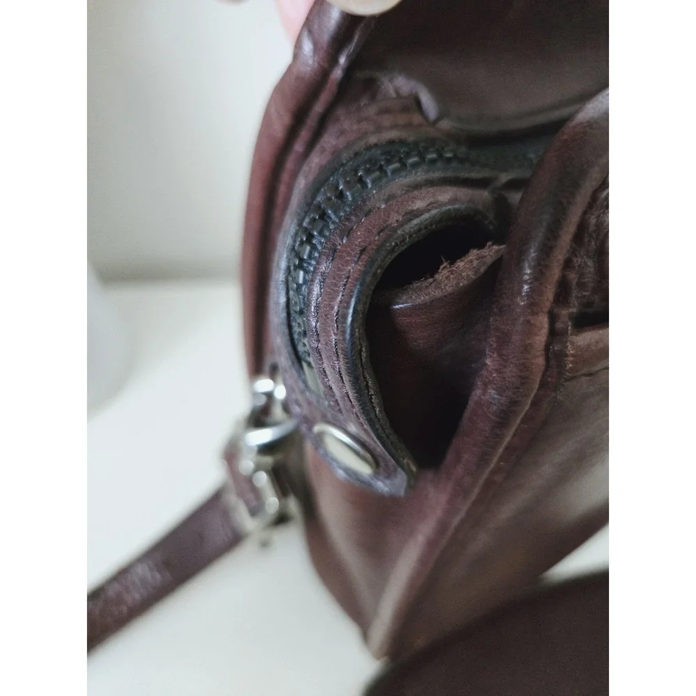 Vintage Jack Georges Messenger Bag Briefcase Leather Burgundy USA